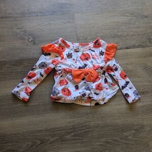 Halloween Ruffled Shirt 6-9 months Pat Pat Brand